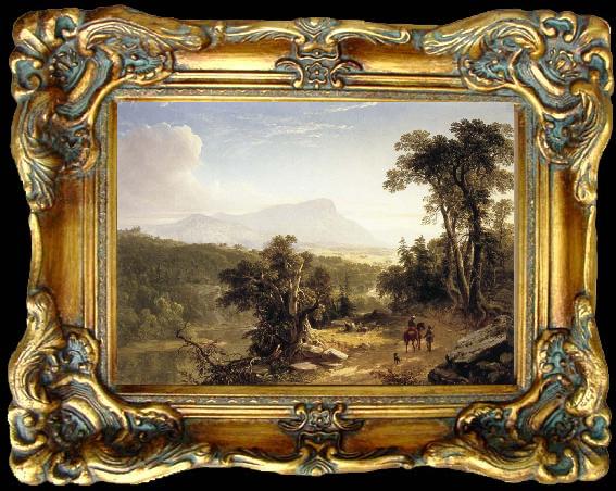 framed  Asher Brown Durand Landscape composition in the catskills, Ta045